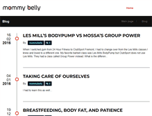 Tablet Screenshot of mommybelly.net